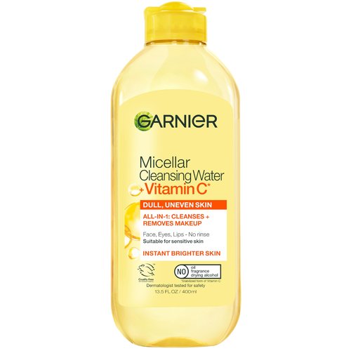 Garnier SkinActive Micellar Water with Vitamin C, Facial Cleanser & Makeup Remover