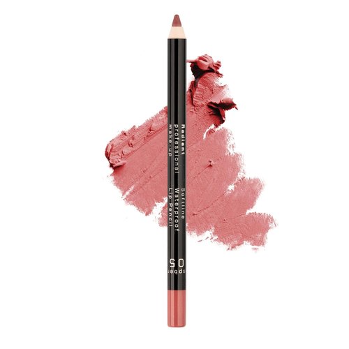Radiant Waterproof Lip Liner Pencil - Long-Lasting, Creamy Formula with Vitamin E & Jojoba Oil | 1.20 g (05 Raspberry)