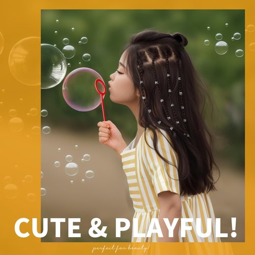 Teenitor Clear Elastic Hair Bands, 2000pcs Mini Hair Rubber Bands, Hair Ties, Soft Hair Elastics Ties, 2mm in Width and 30mm in Length
