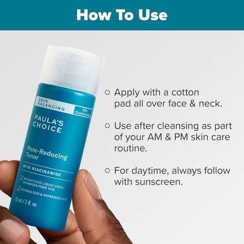 Paula's Choice SKIN PERFECTING 2% BHA Liquid Exfoliant - Salicylic Acid Facial Exfoliator, 1oz | Pore Reducing Toner with Niacinamide, 1oz
