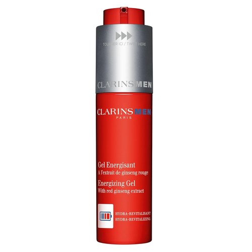 CLARINS MEN Energizing Gel - Cool Mattifying Moisturizer for Men | Hydrates & Refreshes Skin | 1.7 Ounces
