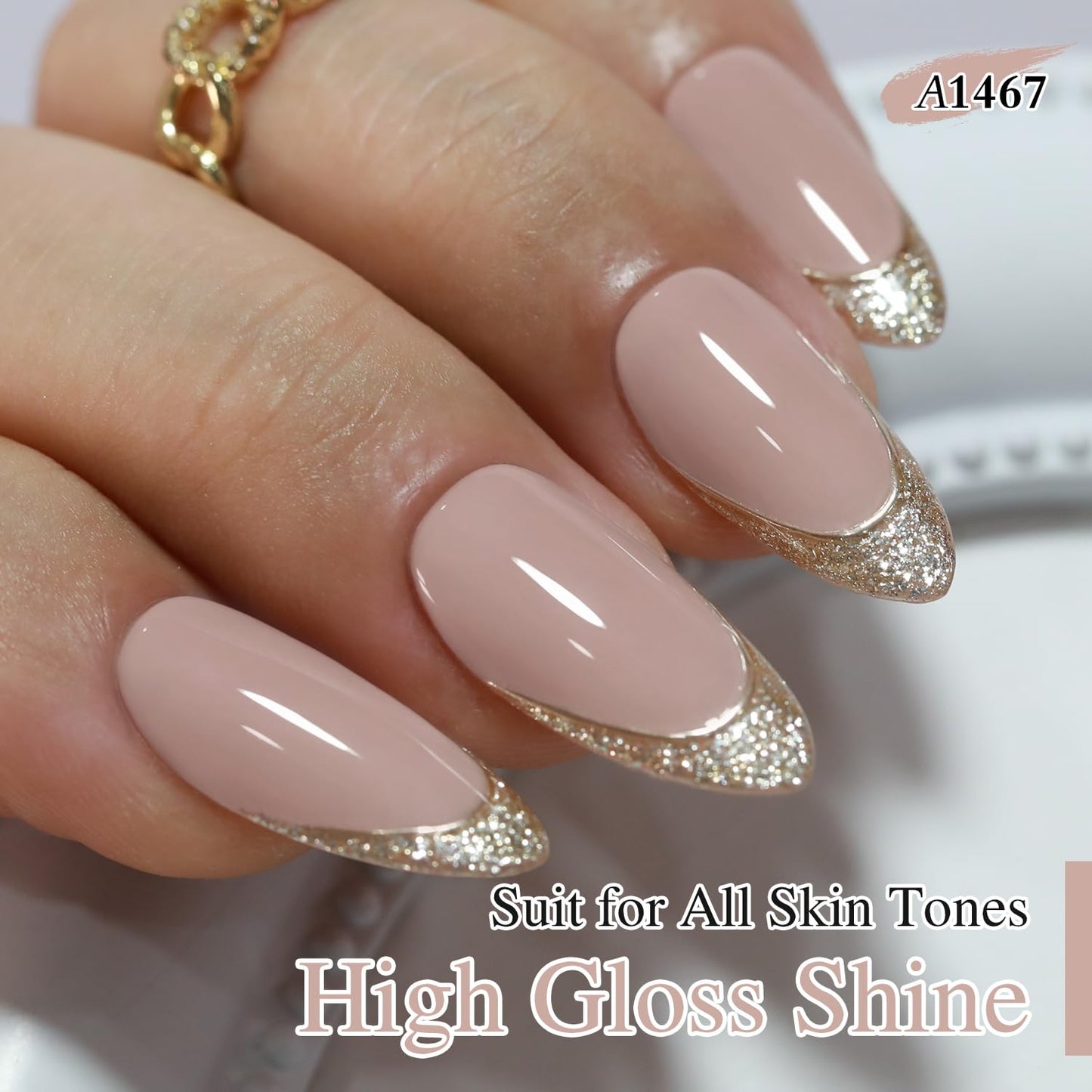 Skiennix Double Rhythm Gel Polish - Milky Khaki Sheer Pastel 15ML | Perfect for Nail Art at Home