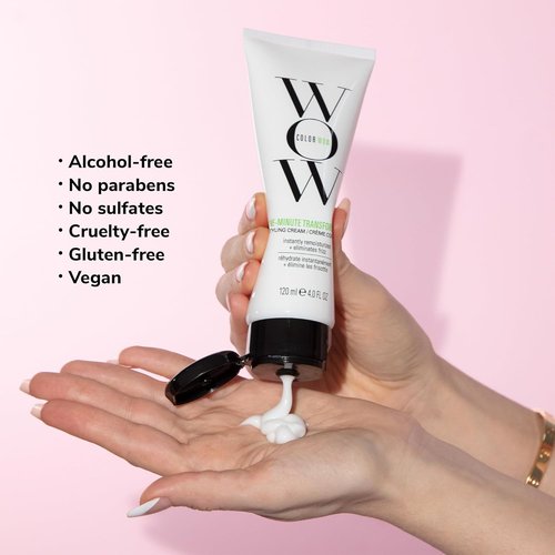 COLOR WOW One Minute Transformation - Instant Frizz Fix | Nourishing Styling Cream for Smooth, Tamed Hair | Avocado Oil & Omega 3's Hydrate & Repair