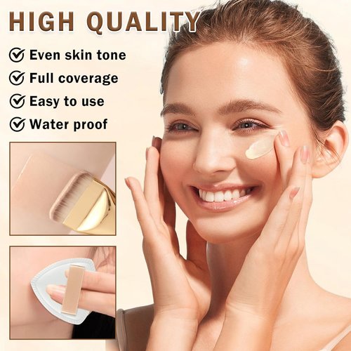 AIUEO Magic Minerals Airbrush Foundation - Silky Mist Spray for Flawless Finish | Perfect for Mature Skin