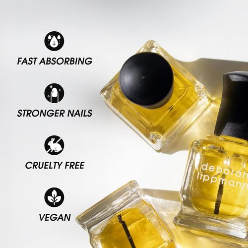 Deborah Lippmann Intense Therapy Cuticle Oil - Nourishes & Repairs with 10 Essential Oils | Vegan, 10 Free Formula