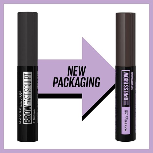 Maybelline Brow Fast Sculpt - Eyebrow Mascara for Perfectly Shaped Brows - Deep Brown, 0.09 Fl. Oz.