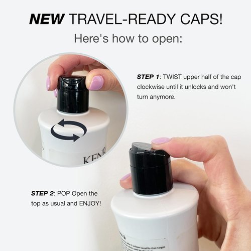 Kenra Triple Repair Shampoo - Strengthens & Repairs Weak Bonds | Split Ends & Damaged Hair | Sulfate-Free