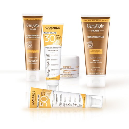 Gamarde Sun Fluid SPF 30 Sunscreen - Mineral Formula with Invisible Texture - Non-Sticky & Chemical-Free - 3.38 oz