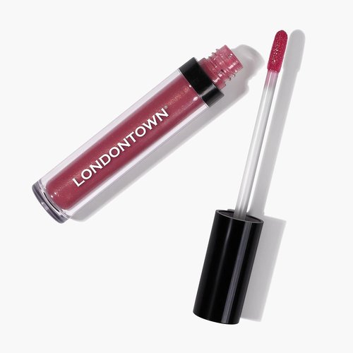 LONDONTOWN Plush Shine Lip Gloss - Deep Hydrating Flushed Pink Tint | Non-Sticky Conditioning Balm
