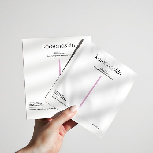 Koreana Skin K-Beauty PDRN DNA Complex Hydrogel Sheet Mask – Korean Regenerative Salmon DNA & Multi-Weight Hyaluronic Acid for Anti-Aging, Firming, Brightening, Deep Hydration – Box of 4