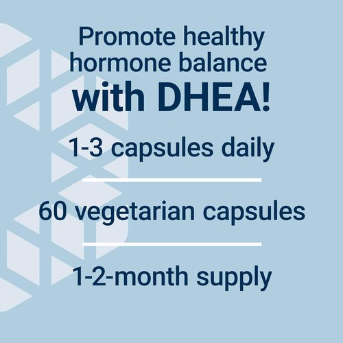 Life Extension DHEA 100 Mg Vegetarian Capsules - Boost Energy & Hormonal Balance | 60 Count