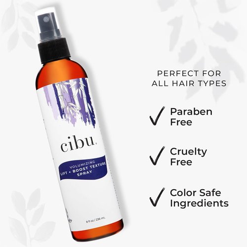 CIBU Volume Lift Texture Spray - Nutrient-Rich Volumizing Formula with Rice, Ginseng & Bamboo | 8oz