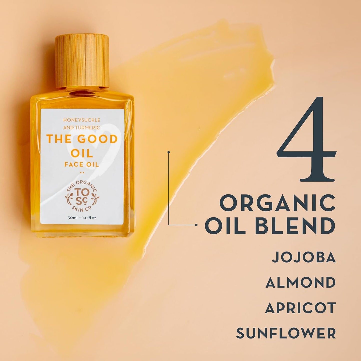 Skiennix Gua Sha Oil - Skin Brightening Serum with Organic Jojoba, Calendula & Turmeric (30mL)