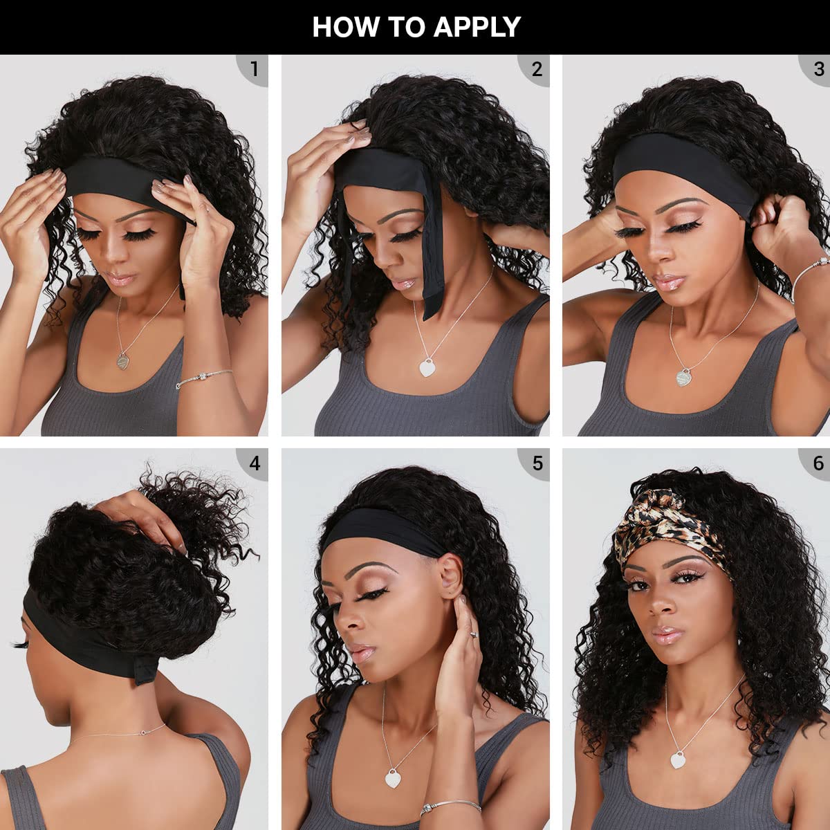 STUDIOCUT BY PROS Headband Wig 20 Inch Loose Wave Quick Wrap Headband Wig Long Wavy Curly Wigs for Black Women High Heat Resistant Synthetic Wigs HBW004 (20 Inch (Pack of 1), 99J)