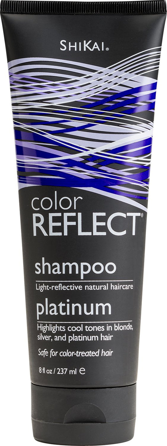 Shikai Color Reflect Platinum Shampoo (8oz, Pack of 1) | Highlights Cool Tones in Blonde, Gray & Platinum Hair | Gentle Cleanser Leaves Hair Shiny