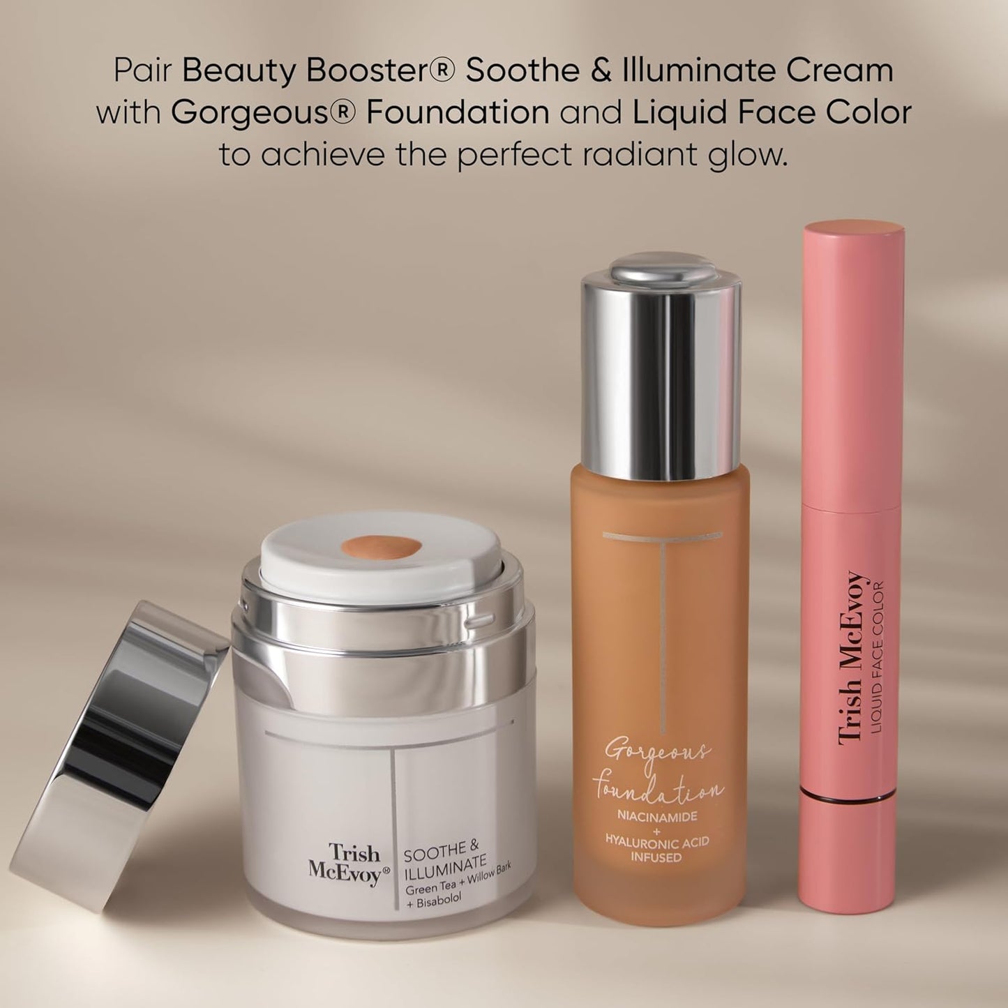 Trish McEvoy Gorgeous Foundation - Flawless Coverage | 30ml/1 oz for Radiant Skin