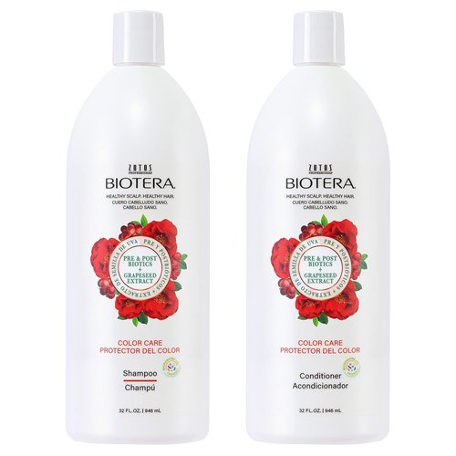 **BIOTERA Color Care Shampoo & Conditioner Set - Extends Color-Treated Hair | Vegan, Cruelty-Free, 32 Fl Oz**
