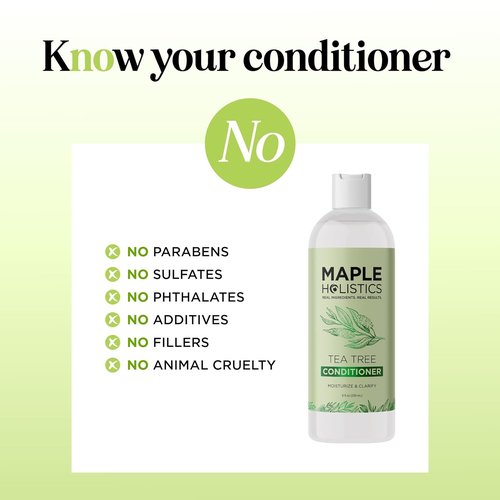Regine Switzerland Tea Tree Conditioner - Sulfate-Free Formula for Dry Hair & Scalp Care | Nourishing Tea Tree Oil