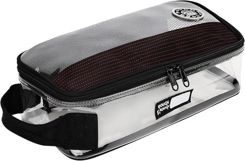 Rough Enough Clear Toiletry Bag - Large Travel Organizer for Men's Shaving Kit & Accessories