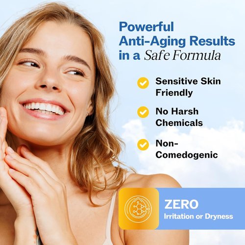 LilyAna Naturals Anti-Aging Retinol Face Cream - Firming Moisturizer with Hyaluronic Acid for Women