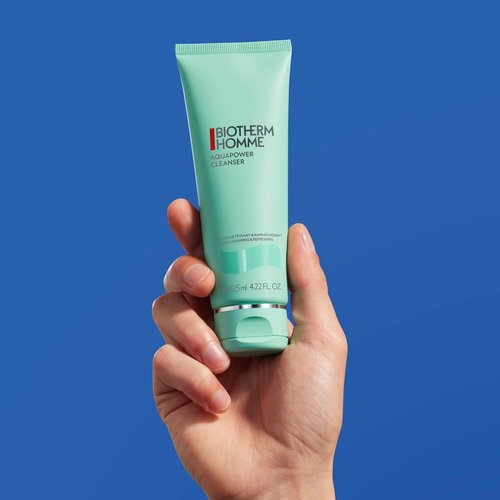 Biotherm Homme Aquapower Cleanser - Hydrating Face Wash for Oily & Dry Skin | 4.2 Fl. Oz. Tube