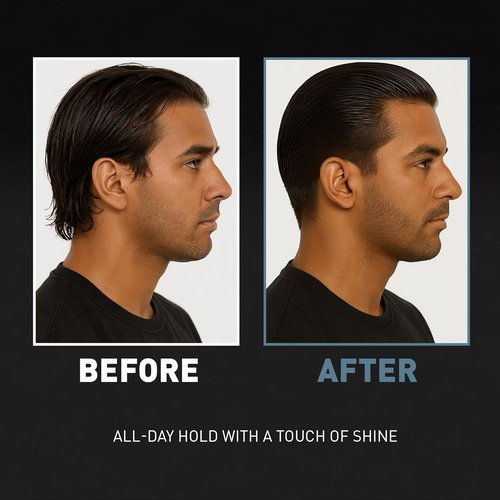 CRVFT Pomade - Medium Hold Styling Gel with Semi-Matte Finish - 2oz for Men | Water-Based, Boss Scented