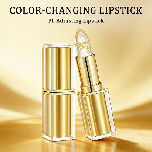 PH Adjusting Lipstick for Mature Women - Color Changing, Long-Lasting & Waterproof Glossy Shine (2 Pcs)