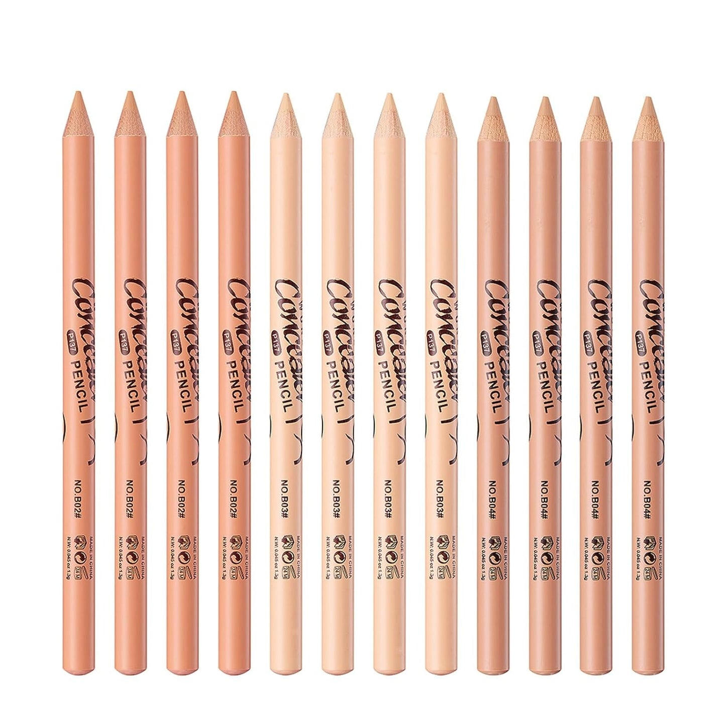 Skiennix Wonder Concealer Pencil - 12 Pcs Face Concealer Set | Evens Skin Tone & Hides Blemishes