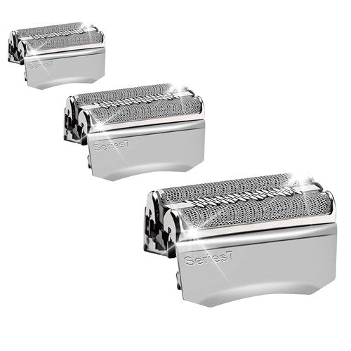 Braun 70S Electric Shaver Head Replacement - 3 Pack for Ultimate Shaving Performance