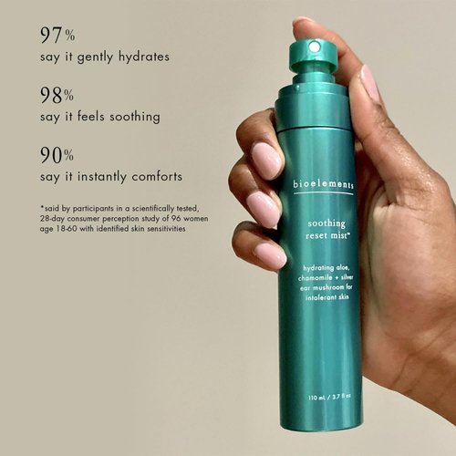 Bioelements Soothing Reset Mist - Hydrating Toner for Sensitive & Dry Skin - 3.7 oz | Vegan & Gluten-Free