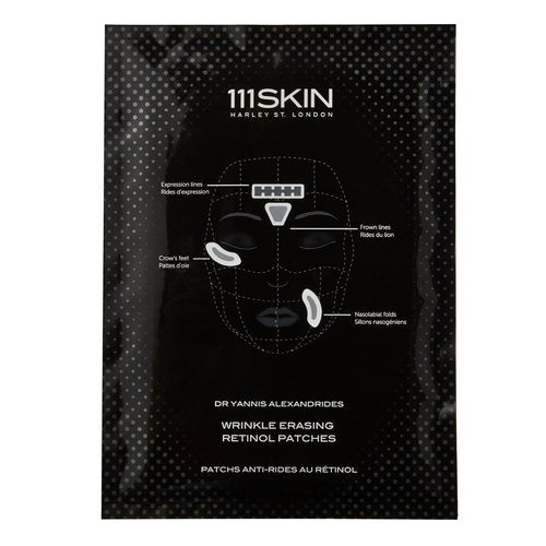 111SKIN Wrinkle Erasing Retinol Patches - Non-Invasive Forehead & Under Eye Treatment | Vitamin C & Peptides, 3 x 1.23 oz