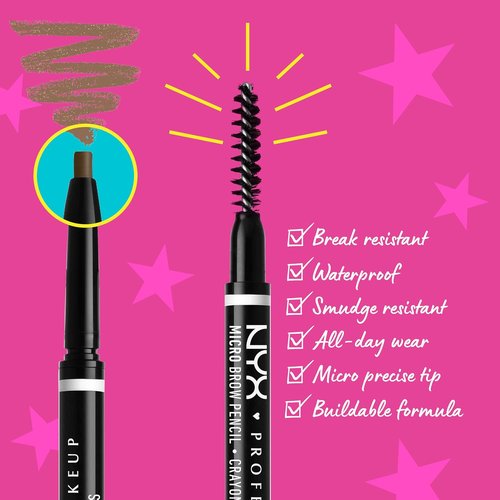 NYX PROFESSIONAL MAKEUP Micro Brow Pencil - Precise Eyebrow Definition in Espresso Shade