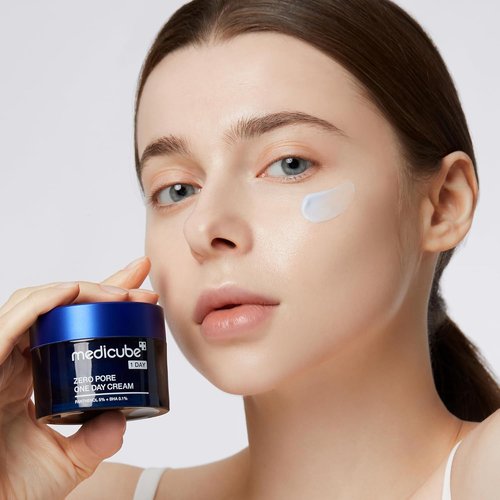 Medicube Zero Pore One-Day Cream - Pore Refining Formula with Salicylic Acid & Niacinamide | 1.69 fl. oz.