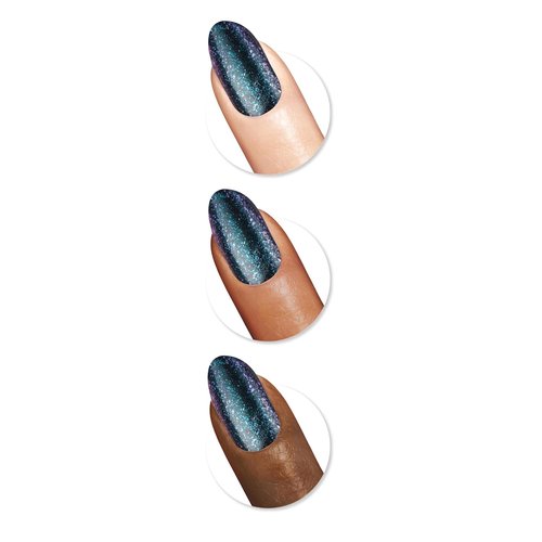 Sally Hansen Insta-Dri Nail Polish Top Coat - Quick Dry, Long-Lasting, Streak-Free Shine | Illusion Shimmery White
