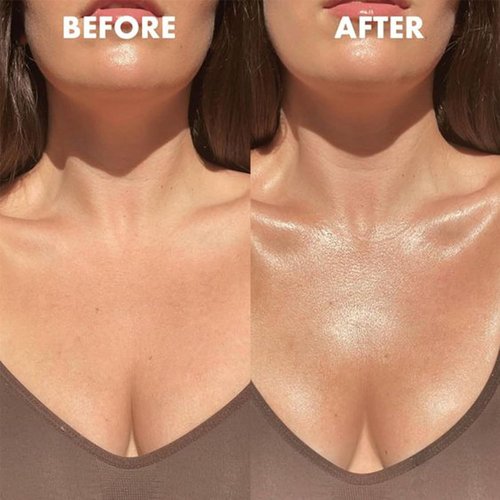 PHOERA Body Shimmer Oil - Bronzer Highlighter for Luminous Glow | 1oz Rose Gold