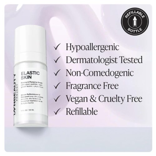 INNBEAUTY Project Elastic Skin Firming Serum - Plumping Growth Factor with Copper Peptides, 1 Oz