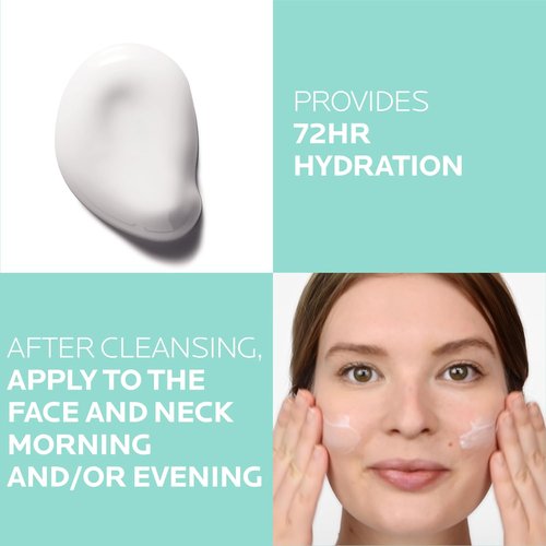 La Roche-Posay Hydraphase HA Rich - Hyaluronic Acid Face Moisturizer for Dry Skin | 72HR Hydration, 50 ML