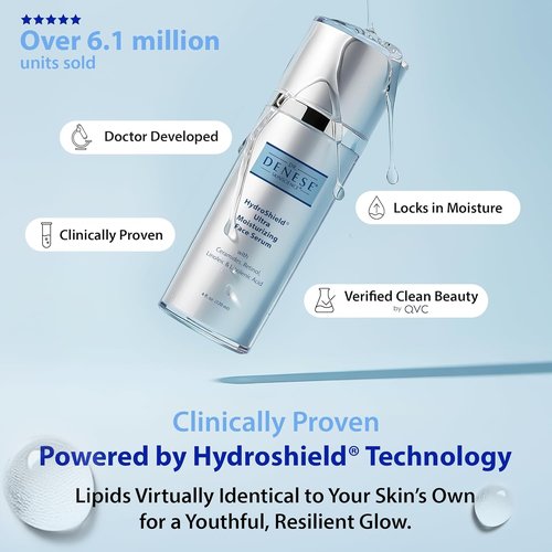 Dr. Denese SkinScience HydroShield Retinol Serum - Hydrating 4 oz Formula with Retinol & Ceramides | Dermatologist Tested, Cruelty-Free