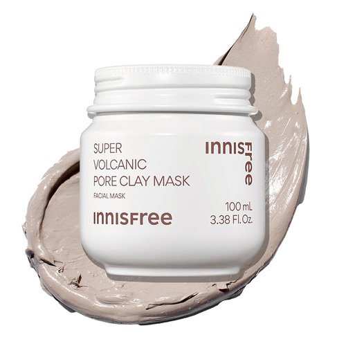 Innisfree Super Volcanic Clay Mask - Pore & Sebum Control for Oily Skin | Limited Edition Gift Sets
