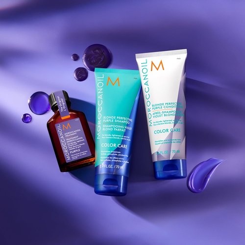 Moroccanoil Blonde Perfecting Purple Conditioner - Nourishing Formula for Radiant Hair | 8.5 Fl Oz