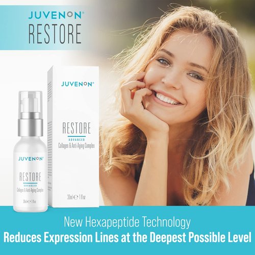 Juvenon Restore Advanced Collagen - Anti-Aging Complex for Fine Lines & Wrinkles | Premium Skincare