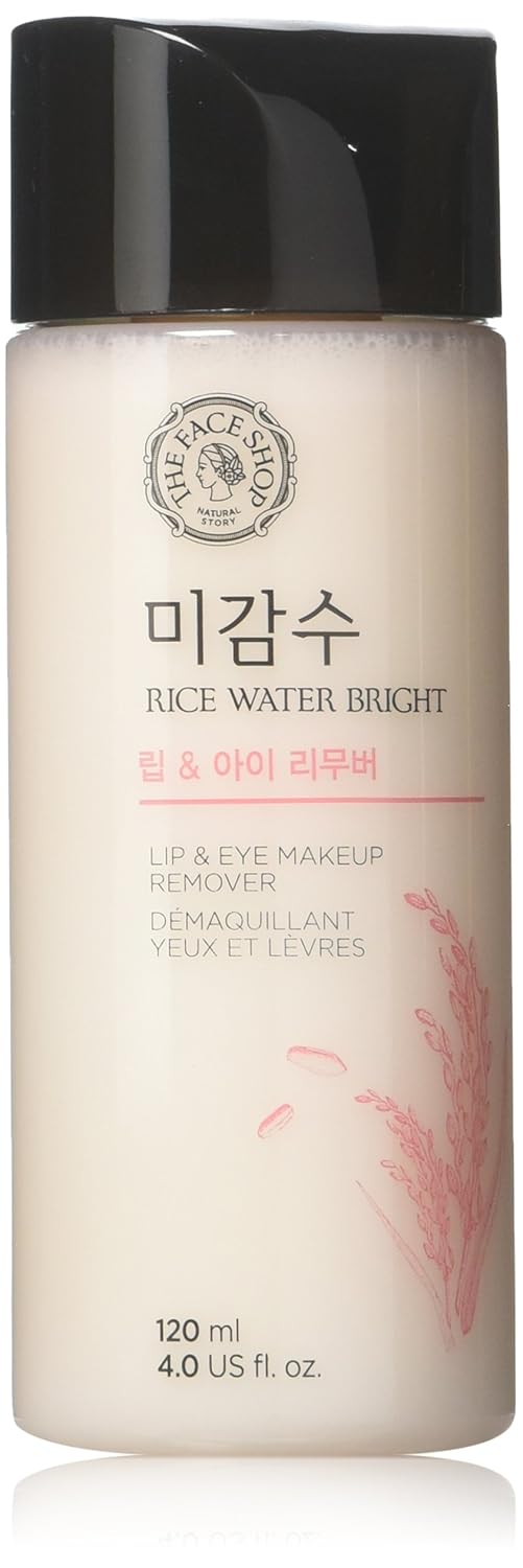 The Face Shop Oil-Free Liquid Eye Makeup Remover - Gentle Formula for Waterproof Makeup | 120 mL / 4 Oz