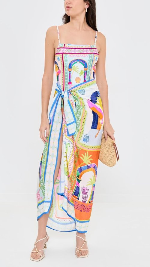 MINKPINK Elysia Sarong - Stylish Beach Cover-Up for Summer | Lightweight & Versatile
