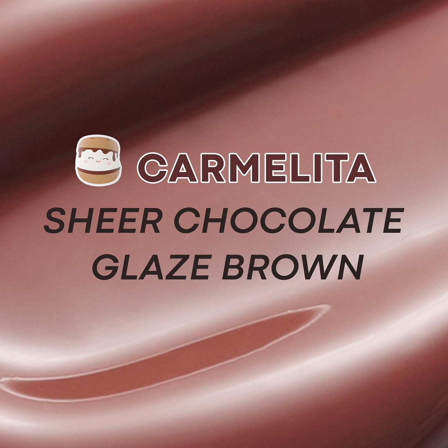 TONYMOLY Keychain Lip Balm - Carmelita’s Chocolate Glaze, Hydrating Cocoa & Shea Butter, 11ml