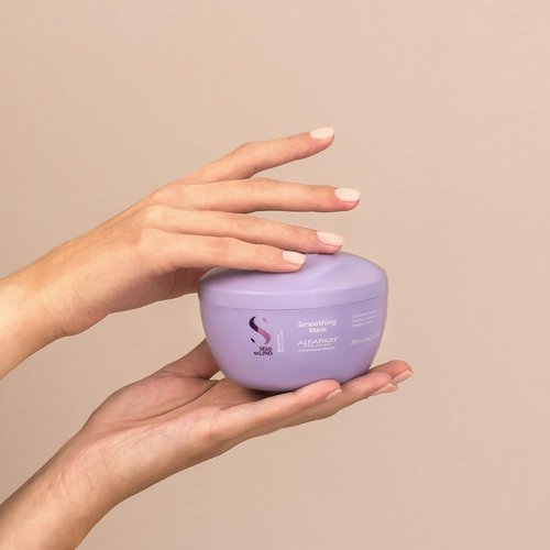 Alfaparf Milano Semi Di Lino Smooth Mask - Intensive Frizz Control & Hydration Treatment for Unruly Hair