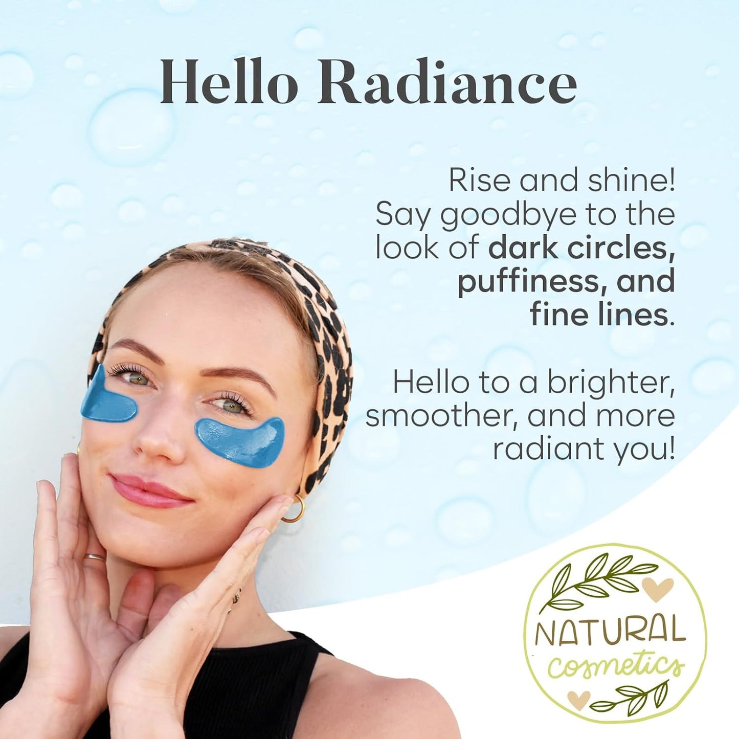 Skiennix Marine Collagen Under Eye Patches - Hydrating Mask for Puffy Eyes & Dark Circles | 30 Pairs