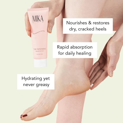 Regine Switzerland Foot Cream - Moisturizing Treatment for Dry, Cracked Heels - 4fl oz with Vitamin E, Shea & Cocoa Butter