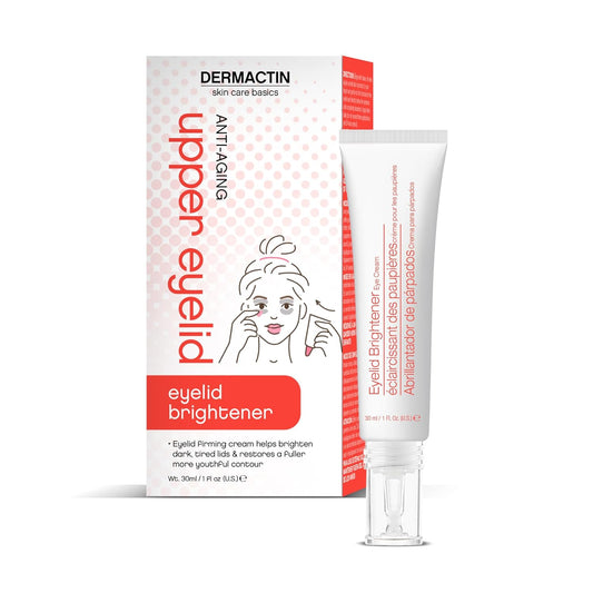 Dermactin Upper Eyelid Cream - Firm & Tone Sagging Skin for Youthful Appearance | 1 oz, Sensitive Skin