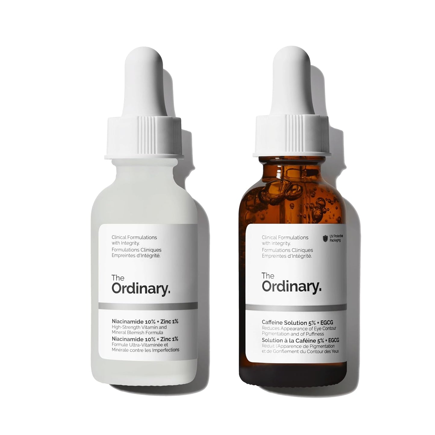 The Ordinary Dull Skin Duo | Skin Care Bundle for Face & Eyes - Niacinamide 10% & Caffeine Solution 5%
