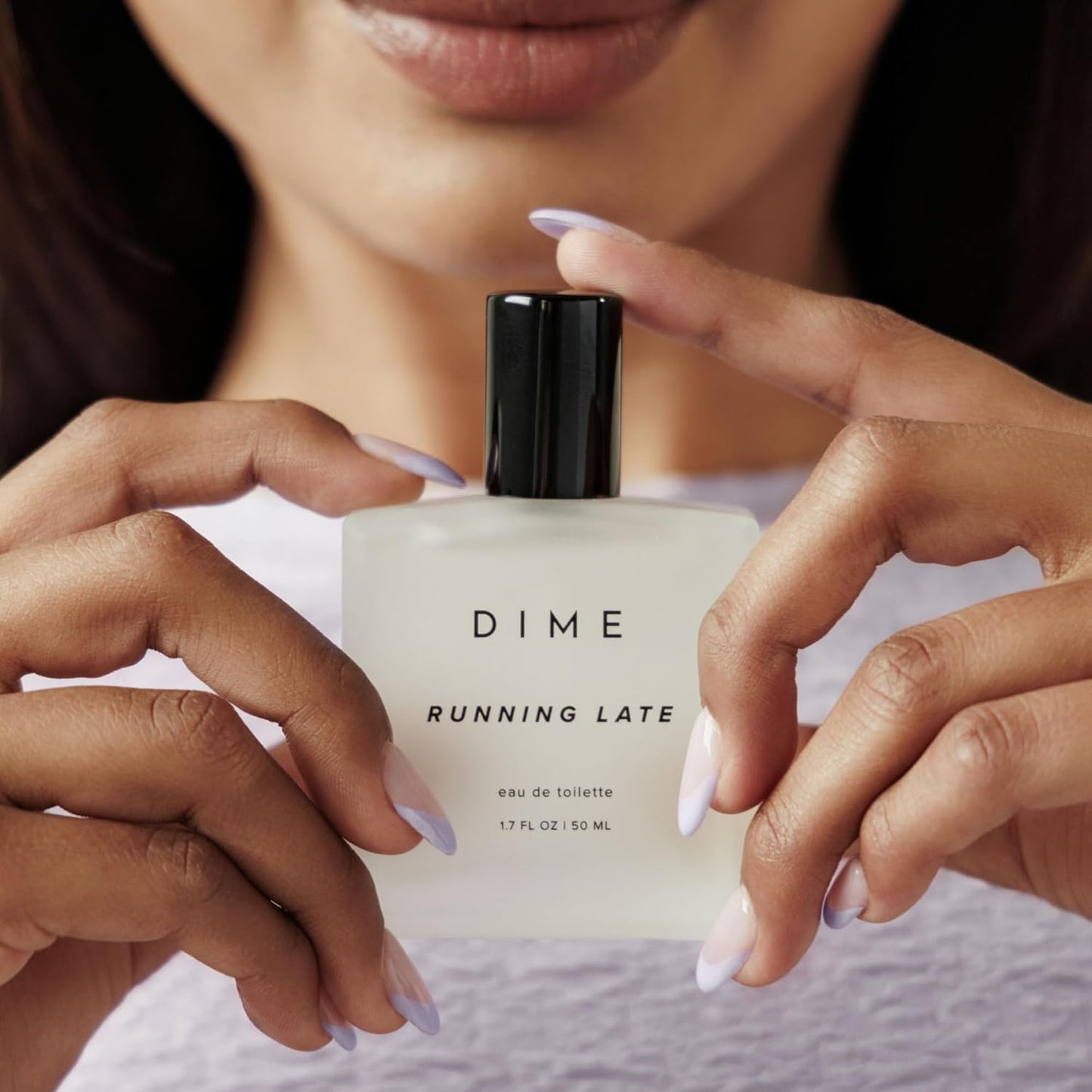 DIME Beauty Running Late Perfume - Energizing Fragrance for On-the-Go Women | 1.7 oz / 50 ml